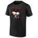 Футболка Cleveland Browns Shedeur Sanders Black Humble Shadow Player Graphic