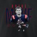 New England Patriots Drake Maye Black Humble Shadow Player Graphic T-Shirt
