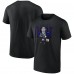 New York Giants Jaxson Dart Black Humble Shadow Player Graphic T-Shirt