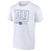 New York Giants Jaxson Dart White Tonal Name & Number T-Shirt