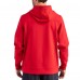 New England Patriots Cutter & Buck Red Roam Eco Half-Zip Recycled Pullover Hoodie