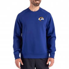 Los Angeles Rams Cutter & Buck Royal Roam Recycled Pullover Los Angeles Rams Cutter & Buck Royal Roam Recycled Pullover