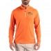 Denver Broncos Cutter & Buck Orange Coastline Epic Comfort Recycled Quarter-Zip Pullover