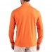 Denver Broncos Cutter & Buck Orange Coastline Epic Comfort Recycled Quarter-Zip Pullover