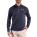 New England Patriots Cutter & Buck Navy Coastline Epic Comfort Recycled Quarter-Zip Pullover
