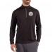 Pittsburgh Steelers Cutter & Buck Black Coastline Epic Comfort Recycled Quarter-Zip Pullover