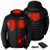 Толстовка Baltimore Ravens ActionHeat Black 5V Battery Heated Full-Zip Puffer Jacket