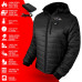 Толстовка Baltimore Ravens ActionHeat Black 5V Battery Heated Full-Zip Puffer Jacket