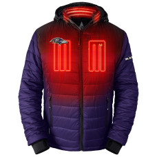 Толстовка Baltimore Ravens ActionHeat Purple 5V Battery Heated Full-Zip Puffer Jacket Толстовка Baltimore Ravens ActionHeat Purple 5V Battery Heated Full-Zip Puffer Jacket