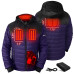 Толстовка Baltimore Ravens ActionHeat Purple 5V Battery Heated Full-Zip Puffer Jacket
