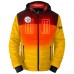 Pittsburgh Steelers ActionHeat Black/Gold 5V Battery Heated Colorblock Full-Zip Puffer Jacket