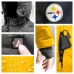 Pittsburgh Steelers ActionHeat Black/Gold 5V Battery Heated Colorblock Full-Zip Puffer Jacket