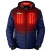 Куртка Denver Broncos ActionHeat Black/Navy 5V Battery Heated Colorblock