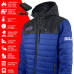 Куртка Buffalo Bills ActionHeat Black/Royal 5V Battery Heated Colorblock Full-Zip Puffer