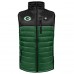 Green Bay Packers ActionHeat Black/Green 5V Battery Heated Colorblock Full-Zip Puffer Vest