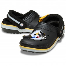 Unisex Pittsburgh Steelers Crocs Classic Lined Clog Unisex Pittsburgh Steelers Crocs Classic Lined Clog