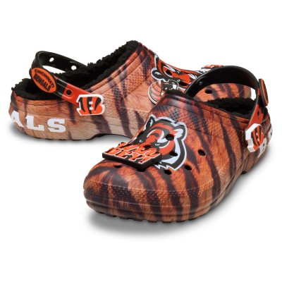 Unisex Cincinnati Bengals Crocs Classic Lined Clog