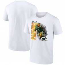 Футболка Green Bay Packers Micah Parsons White Wordmark