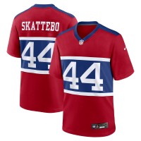 New York Giants Cam Skattebo Nike Red Alternate Century Red Game Jersey