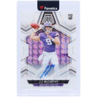J.J. McCarthy Minnesota Vikings Autographed 2024 Panini Mosaic #310 Rookie Card