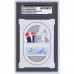 Adam Vinatieri New England Patriots Autographed 2023 Panini National Treasures Black Printing Plate Lasting Legacies Material Tri-Color Logo Relic #LLE-AVI #1/1 SGC Authenticated Auth Card Adam Vinatieri New England Patriots Autographed 2023 Panini National Treasures Black Printing Plate Lasting Legacies Material Tri-Color Logo Relic #LLE-AVI #1/1 SGC Authenticated Auth Card