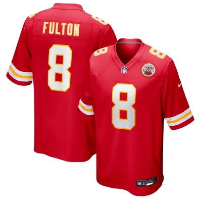 Kansas City Chiefs Kristian Fulton Nike Red Team Game Jersey