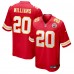 Kansas City Chiefs Nohl Williams Nike Red Team Game Jersey
