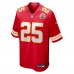Kansas City Chiefs Elijah Mitchell Nike Red Team Game Jersey