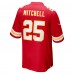 Kansas City Chiefs Elijah Mitchell Nike Red Team Game Jersey