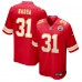 Kansas City Chiefs Jeffrey Bassa Nike Red Team Game Jersey