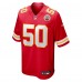 Kansas City Chiefs Brandon George Nike Red Team Game Jersey