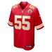 Kansas City Chiefs Omarr Norman-Lott Nike Red Team Game Jersey