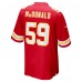 Kansas City Chiefs Cooper McDonald Nike Red Team Game Jersey