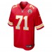 Kansas City Chiefs Josh Simmons Nike Red Team Game Jersey