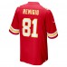 Kansas City Chiefs Nikko Remigio Nike Red Team Game Jersey