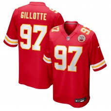 Kansas City Chiefs Ashton Gillotte Nike Red Team Game Jersey