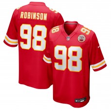 Kansas City Chiefs Janarius Robinson Nike Red Team Game Jersey
