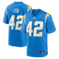 Los Angeles Chargers Tucker Fisk Nike Powder Blue Team Game Jersey