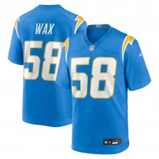 Los Angeles Chargers Marlowe Wax Nike Powder Blue Team Game Jersey