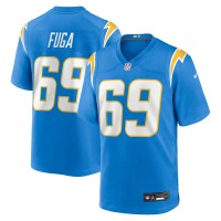 Los Angeles Chargers Josh Fuga Nike Powder Blue Team Game Jersey
