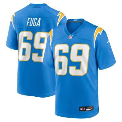 Los Angeles Chargers Josh Fuga Nike Powder Blue Team Game Jersey