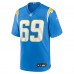 Los Angeles Chargers Josh Fuga Nike Powder Blue Team Game Jersey