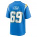 Los Angeles Chargers Josh Fuga Nike Powder Blue Team Game Jersey