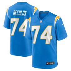 Los Angeles Chargers Austin Deculus Nike Powder Blue Team Game Jersey