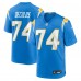 Los Angeles Chargers Austin Deculus Nike Powder Blue Team Game Jersey