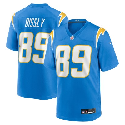 Los Angeles Chargers Will Dissly Nike Powder Blue Team Game Jersey