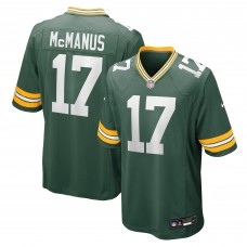 Игровая джерси Green Bay Packers Brandon McManus Nike Green Team Game