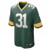Игровая джерси Green Bay Packers Nick Niemann Nike Green Team Game