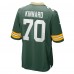 Игровая джерси Green Bay Packers Darian Kinnard Nike Green Team Game