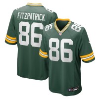 Игровая джерси Green Bay Packers John FitzPatrick Nike Green Team Game